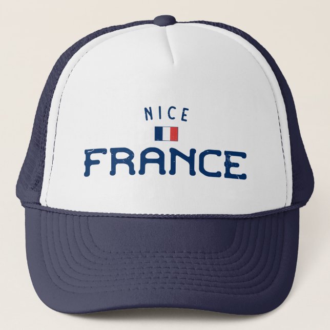 Gorra De Camionero La angustiada Francia de Niza (Anverso)