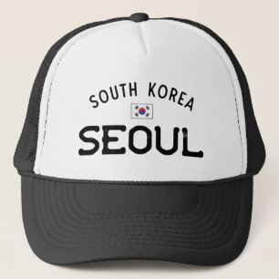 Gorra De Camionero La angustiada Seúl Corea del Sur
