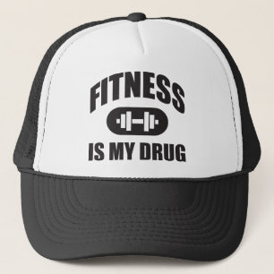 Gorra De Camionero La aptitud es mi droga - Motivación del entrenamie