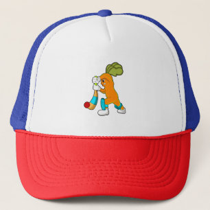 Gorra De Camionero La arrogancia en el cricket con el bate del cricke