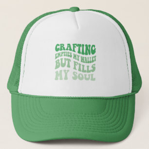Gorra De Camionero La Artesanía Vacía Mi Cartera Pero Llena Mi Alma
