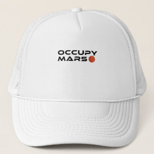 Gorra De Camionero La astronomía del espacio vintage Occupy Mars Gift