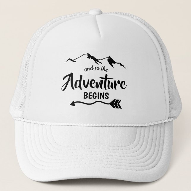 Gorra De Camionero La aventura comienza a la moda (Anverso)