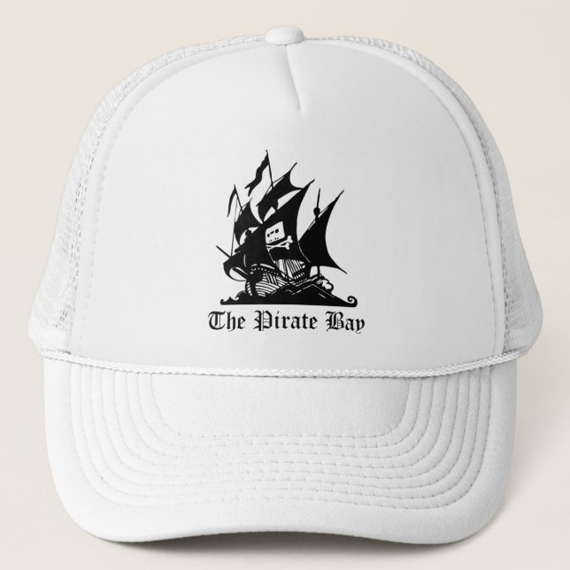 Gorra De Camionero La bahía W del pirata (Anverso)