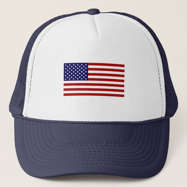 Gorra De Camionero La bandera americana (Anverso)