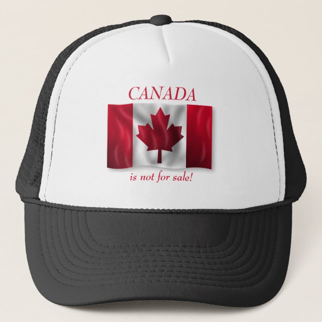 Gorra De Camionero ¡La bandera canadiense patriótica no está a la ven (Anverso)