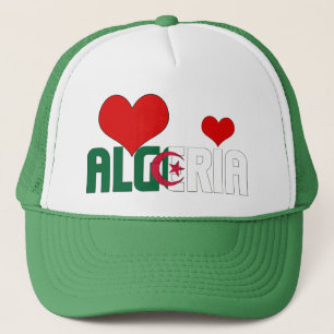 Gorra De Camionero La bandera de Argelia adorable es un orgullo
