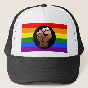 Gorra De Camionero La bandera de color de gente queer de SlipperyJoe'
