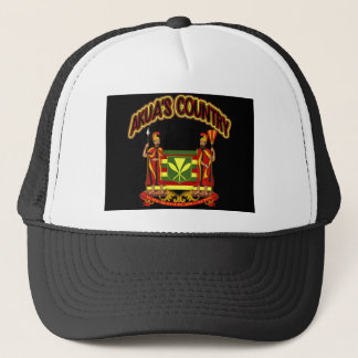 Gorra De Camionero La bandera de Kanaka Maoli del país de Akua