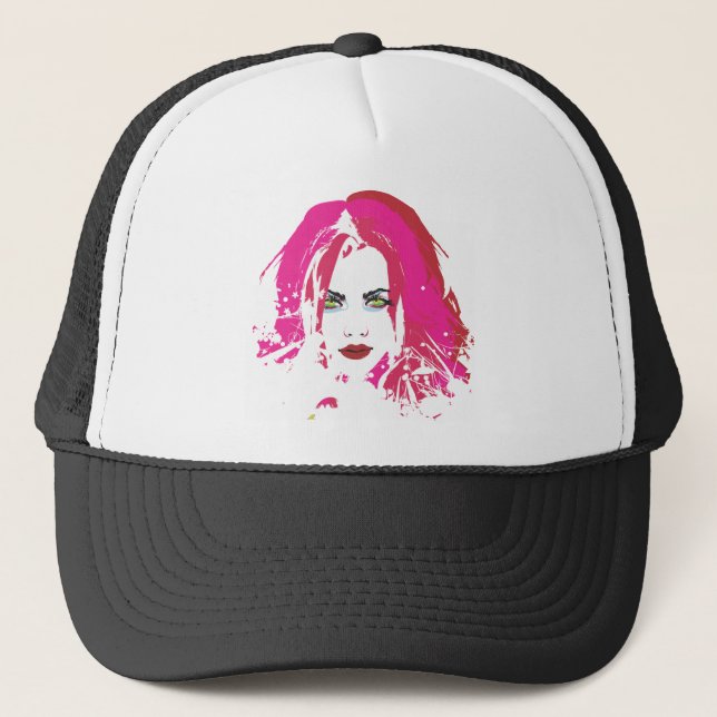 Gorra De Camionero La belleza cerca punkychicken (Anverso)