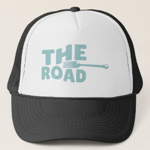 Gorra De Camionero La bifurcación en la tipografía de la carretera