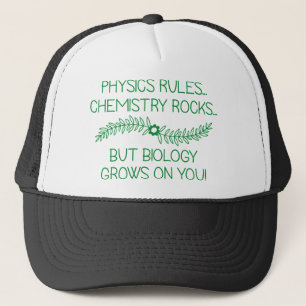 Gorra De Camionero La Biología Crece Sobre Ti