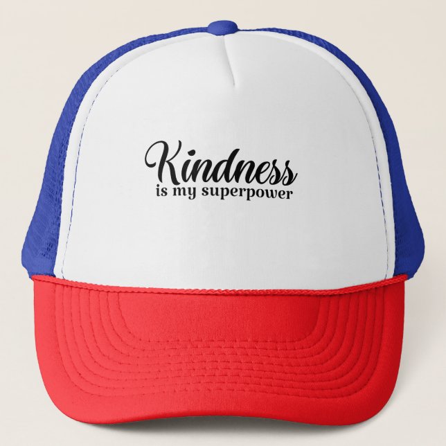 GORRA DE CAMIONERO LA BONDAD ES MI SUPERPODER (Anverso)