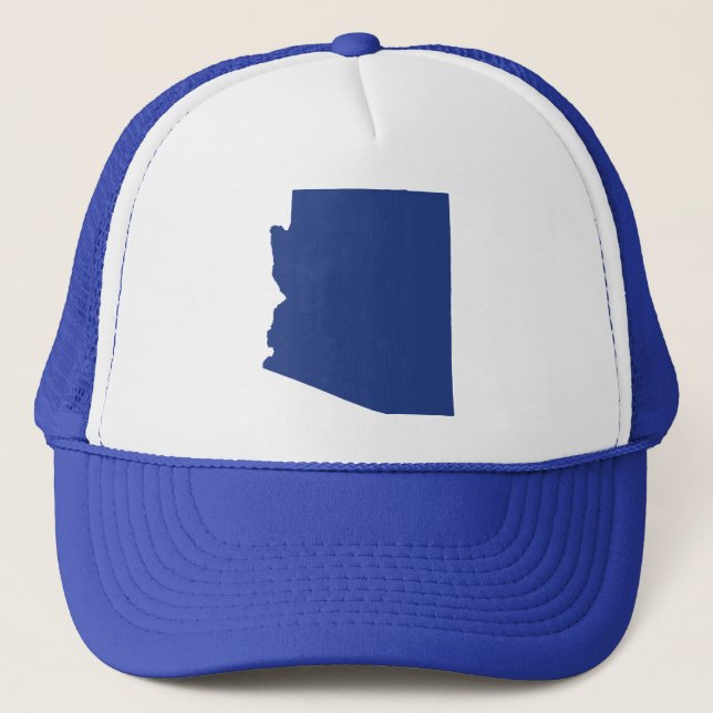 Gorra De Camionero La broche del azul de Arizona detrás enreda el (Anverso)