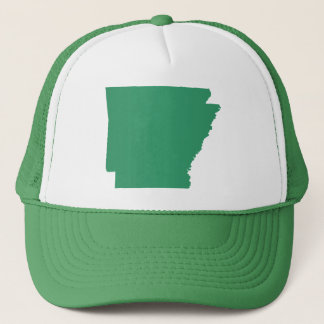 Gorra De Camionero La broche verde del estado de Arkansas detrás