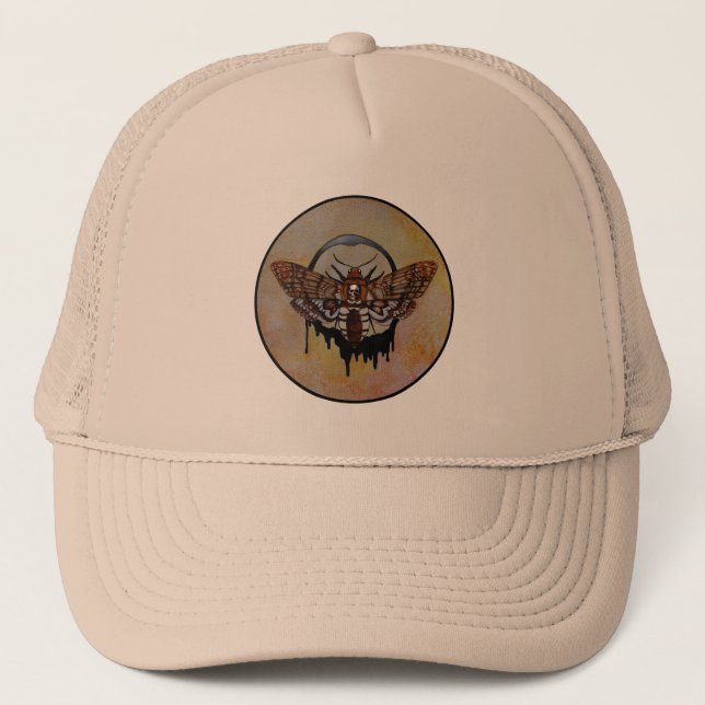 Gorra De Camionero La cabeza de la muerte, Hawk Moth (Anverso)