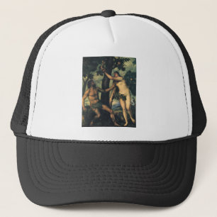 Gorra De Camionero La caída del hombre; Adán y Eva de Tiziano