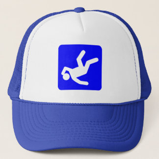 Gorra De Camionero La caída del hombre - azul