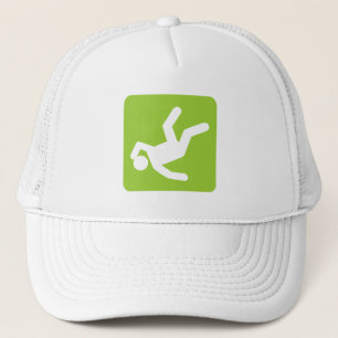 Gorra De Camionero La caída del hombre - verde marciano