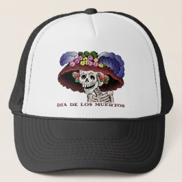 Gorra De Camionero La Calavera Catrina en color