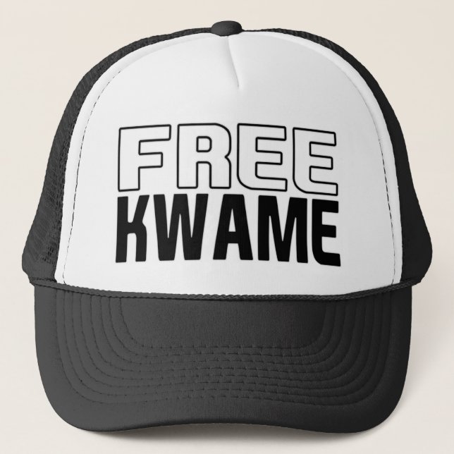 Gorra De Camionero ¡La camisa libre oficial de Kwame! (Anverso)