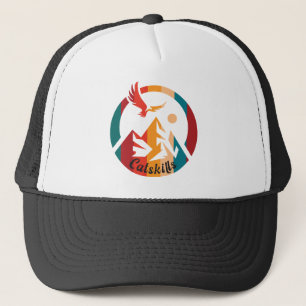 Gorra De Camionero La camiseta del atardecer de Retro CatTalas