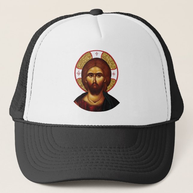 Gorra De Camionero La cara del icono del Santo Cristo (Anverso)
