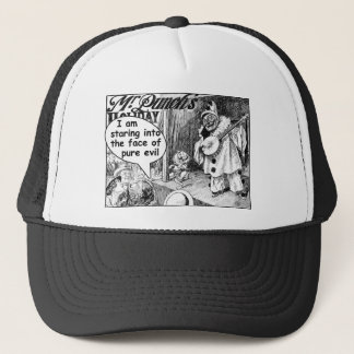 Gorra De Camionero La cara del mal puro (payaso del banjo)