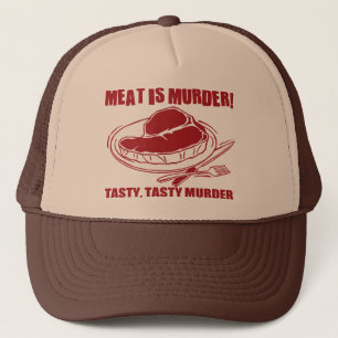 Gorra De Camionero La carne es asesinato