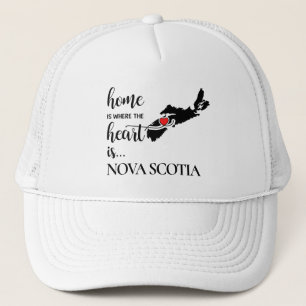 Gorra De Camionero La casa de Nueva Escocia es donde está el corazó