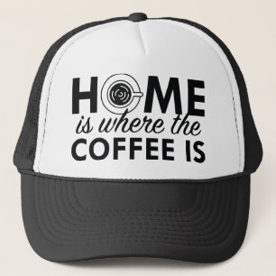 Gorra De Camionero La Casa Es Donde Está El Café