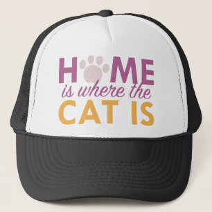 Gorra De Camionero La Casa Es Donde Está El Gato