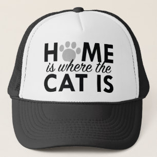 Gorra De Camionero La Casa Es Donde Está El Gato