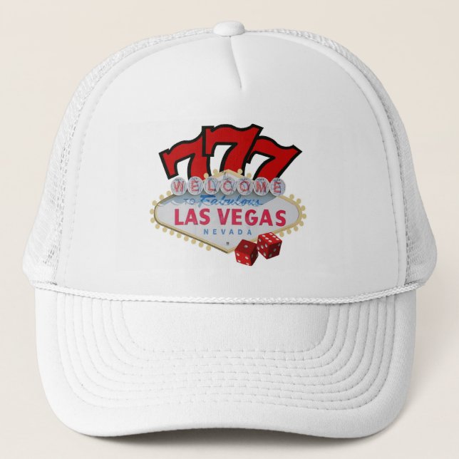 Gorra De Camionero La casualidad del juego de Las Vegas (Anverso)