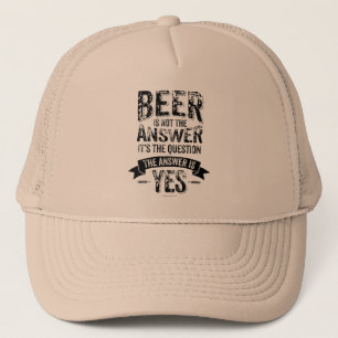 Gorra De Camionero La cerveza no es la respuesta
