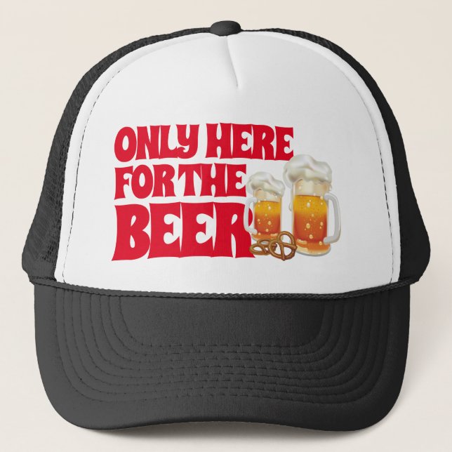 Gorra De Camionero La Cerveza Sólo Está Aquí Para El Beer Beer (Anverso)
