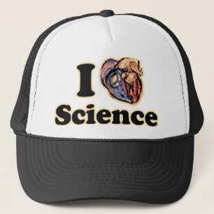 Gorra De Camionero La ciencia del amor del corazón es anatómicamente 