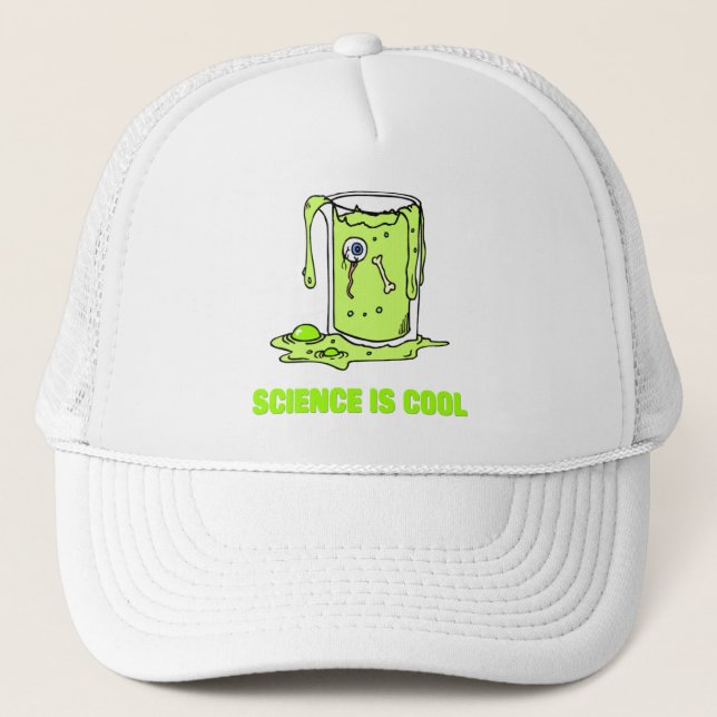 Gorra De Camionero La ciencia es fresca (Anverso)