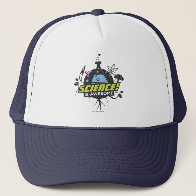 Gorra De Camionero La ciencia es impresionante (Anverso)