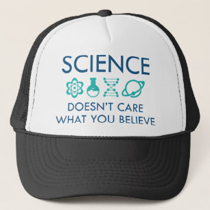 Gorra De Camionero La ciencia no cuida lo que usted cree