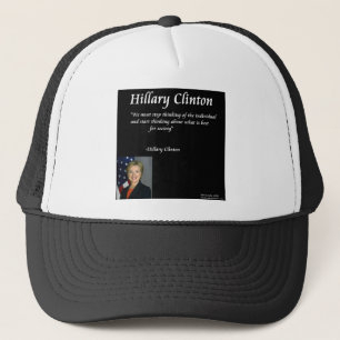 Gorra De Camionero La cita de "individuos" de Hillary Clinton