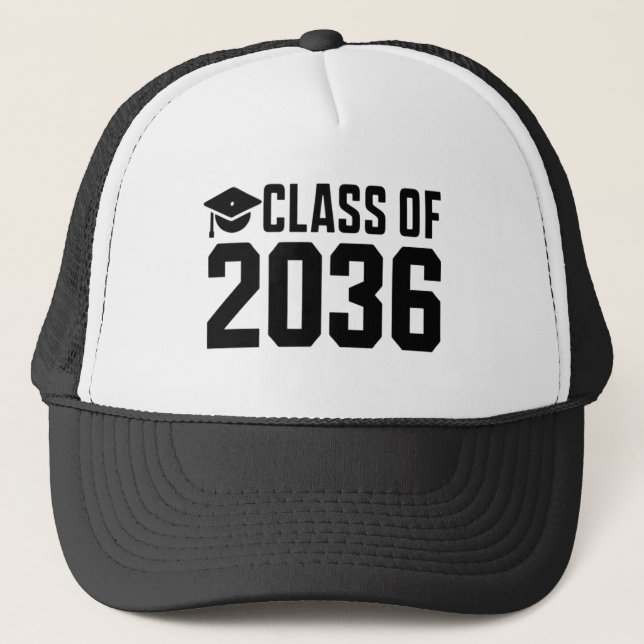 Gorra De Camionero La clase 2036 crece conmigo de vuelta a la escuela (Anverso)