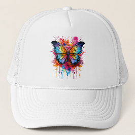 Gorra De Camionero La colorida salpicadura de mariposa