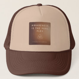 Gorra De Camionero La conciencia es la verdadera flexión