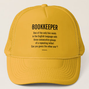 Gorra De Camionero La "contable es una palabra única "