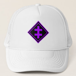 Gorra De Camionero La Cruz de Lorena - v2 (púrpura)