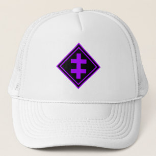 Gorra De Camionero La Cruz de Lorena - v2 (púrpura)