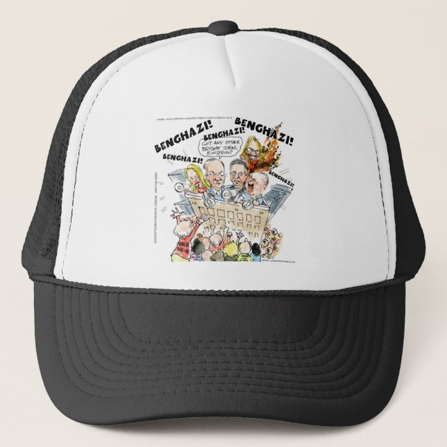 Gorra De Camionero La curiosidad de Benghazi Shuffle (Anverso)