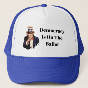 Gorra De Camionero La democracia está en la papeleta 2024