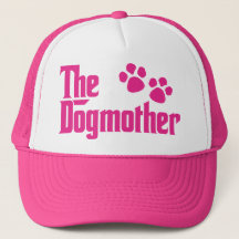 La DogMother es rosa y blanco divertido diciendo